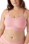 True & Co. True Body Lift Wireless Bra In Rose