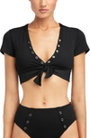 ROBIN PICCONE AMY CROP BIKINI TOP