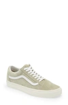 Vans 22早春新款old Skool舒适低帮男女款帆布鞋硫化鞋 In Pig Suede Moss Gray/ Snow Whit