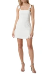 FRENCH CONNECTION WHISPER RUFFLE STRAP MINIDRESS