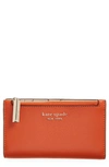 KATE SPADE SMALL SPENCER SLIM LEATHER BIFOLD WALLET