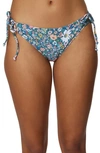 O'neill Eliza Ditsy Mina Bikini Bottoms In Slate
