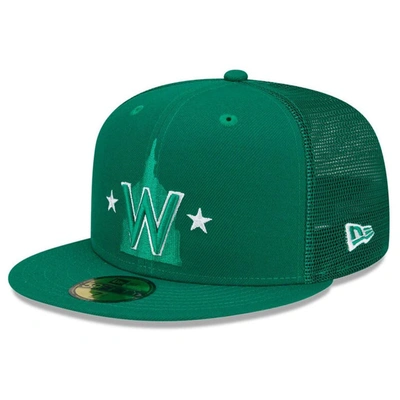 New Era Men's Green Washington Nationals 2022 St. Patrick's Day On-field 59fifty Fitted Hat