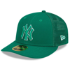 NEW ERA NEW ERA GREEN NEW YORK YANKEES 2022 ST. PATRICK'S DAY LOW PROFILE 59FIFTY FITTED HAT