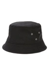 Bottega Veneta Intrecciato Jacquard Bucket Hat In Black
