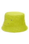 Bottega Veneta Intrecciato Jacquard Bucket Hat In Kiwi