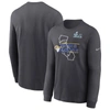 Nike Men's Super Bowl Lvi Champions Hometown (nfl Los Angeles Rams) Long-sleeve T-shirt In Anthracite