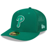 NEW ERA NEW ERA GREEN PHILADELPHIA PHILLIES 2022 ST. PATRICK'S DAY LOW PROFILE 59FIFTY FITTED HAT