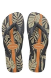 Havaianas Men's Top Aloha Sandal Men's Shoes In New Graphite/ Lead Grey