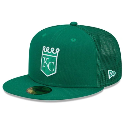 New Era Men's Green Kansas City Royals 2022 St. Patrick's Day On-field Low Profile 59fifty Fitted Hat