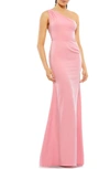 IEENA FOR MAC DUGGAL IEENA FOR MAC DUGGAL ONE-SHOULDER JERSEY MERMAID GOWN