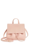 Mansur Gavriel Lady Mini Soft Leather Messenger Bag In Dahlia