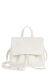 Mansur Gavriel Lady Mini Soft Leather Messenger Bag In Bianca