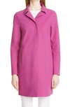 Herno First Act Single-breasted Coat In Raspberry