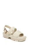Vince Bowie Leather Lug-sole Slingback Sandals In Neutral