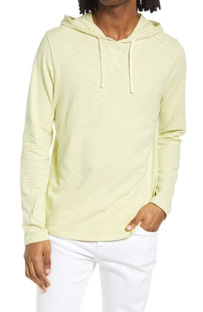 Vince Regular Fit Slub Hoodie In Cactus Bloom