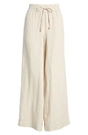 Tommy Bahama Two Palms High Waist Linen Pants In Natural