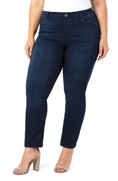 Liverpool Los Angeles High Waist Straight Leg Jeans In Oak Branch