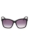 MAX MARA 56MM GRADIENT SQUARE SUNGLASSES