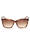 MAX MARA 56MM GRADIENT SQUARE SUNGLASSES