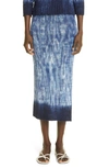 ALTUZARRA ZINAIDA HAND DYED SILK SWEATER MIDI SKIRT