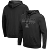 Colosseum Black Arizona Wildcats Blackout 3.0 Pullover Hoodie In Black