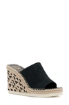 Vince Camuto Brissia Wedge Mule In Black