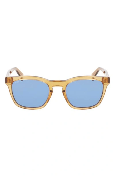 Lanvin 54mm Rectangular Sunglasses In Caramel