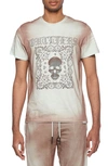 ELEVENPARIS SPRAY SKULL COTTON GRAPHIC TEE