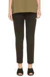 EILEEN FISHER STRETCH CREPE SLIM ANKLE PANTS