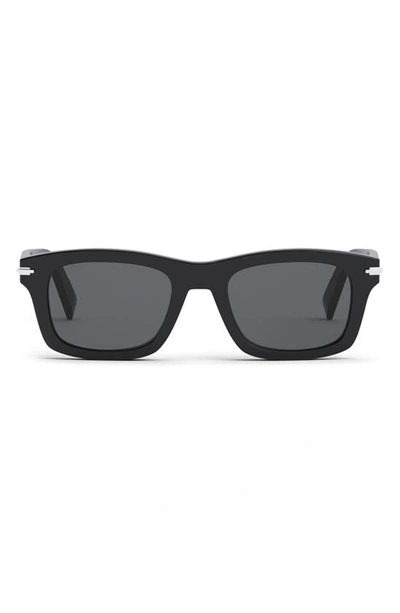 Dior Blacksuit 52mm Rectangle Sunglasses