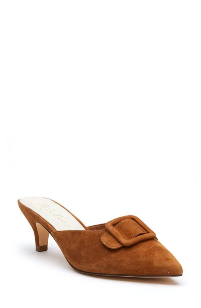 Matisse Layover Pointed Toe Mule In Saddle