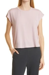 EILEEN FISHER CREWNECK BOXY STRETCH JERSEY T-SHIRT