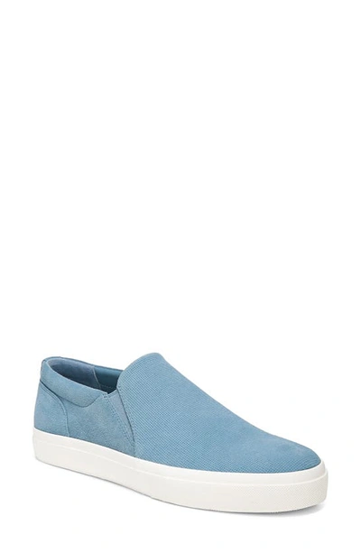 Vince Men's Fletcher Suede Slip-on Trainers In Blue