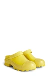Camperlab Traktori Closed Toe Sandals In Bright Yellow