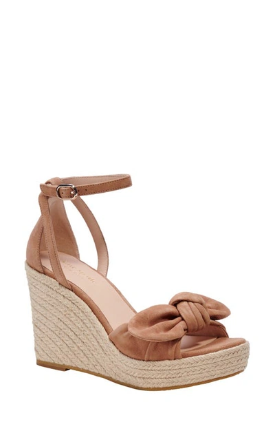 Kate Spade Tianna Espadrille Wedge Sandal In Medium Biscotti