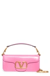 Valentino Garavani Vlogo Signature Leather Shoulder Bag In Feminine