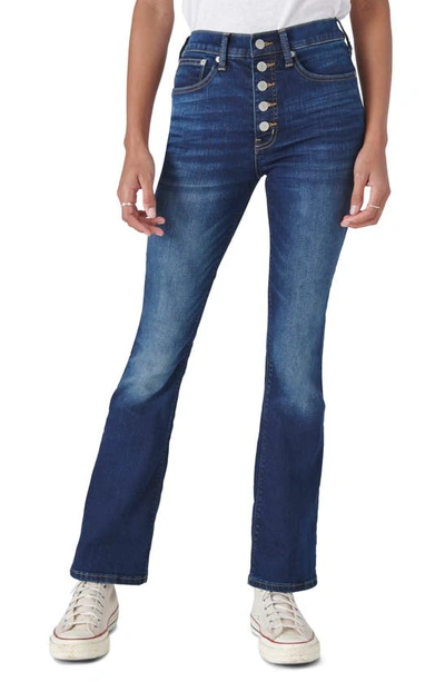 Lucky Brand Bianca High-rise Faded Bootcut Denim Jeans In Pinos