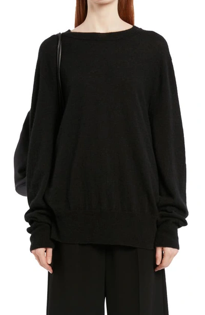 The Row Lambeth Cashmere Turtleneck Sweater In Black