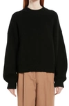 The Row Ophelia Wool-cashmere Sweater In Black