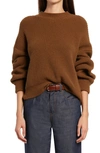 The Row Gaiola Cashmere Sweater In Cumin