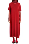 The Row Geno Viscose Maxi Dress In Crimson Red ModeSens