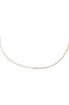 ADINAS JEWELS FRESHWATER PEARL TENNIS NECKLACE