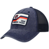 Legacy Athletic Men's Navy Auburn Tigers Sun & Bars Dashboard Trucker Snapback Hat In Navy