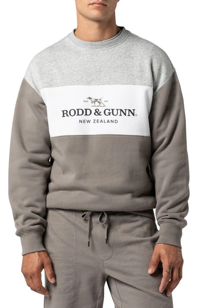 Rodd & Gunn Mount Wesley Colorblock Sweatshirt In Fawn