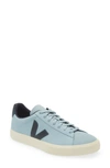 Veja Men's Campo Nubuck-leather Low-top Trainers In Blue/pal.c