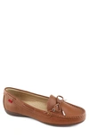 Marc Joseph New York Diana St Loafer In Cognac Grainy