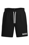 Hugo Boss Ease Pajama Shorts In Black
