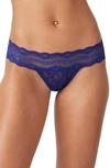 B.tempt'd By Wacoal 'lace Kiss' Thong In Beacon Blue