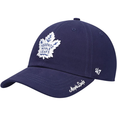 47 ' Navy Toronto Maple Leafs Team Miata Clean Up Adjustable Hat